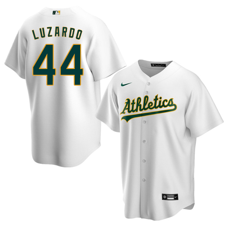 Nike Men #44 Jesus Luzardo Oakland Athletics Baseball Jerseys Sale-White